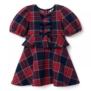 Janie & Jack Tartan Gift Dress